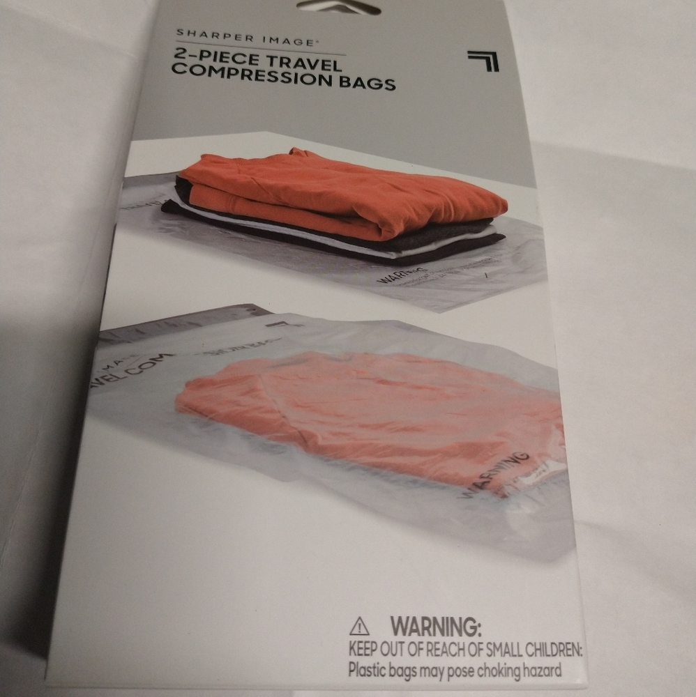 Sharper Image: 2-Piece Travel Compression Bags